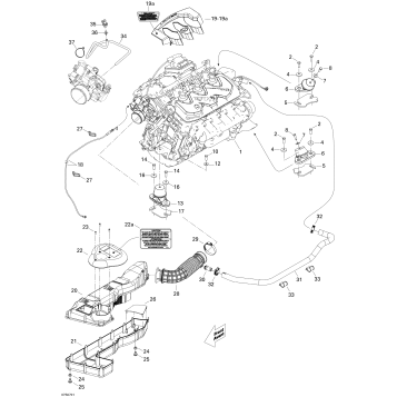 01- Engine And Air Intake Silencer
