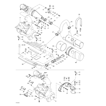 01- Engine Support And Muffler