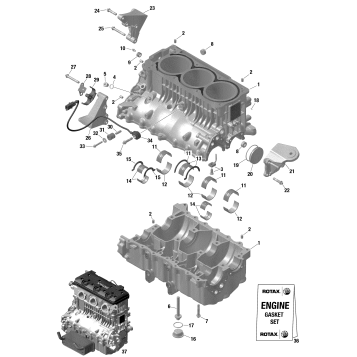 01- ROTAX - Crankcase