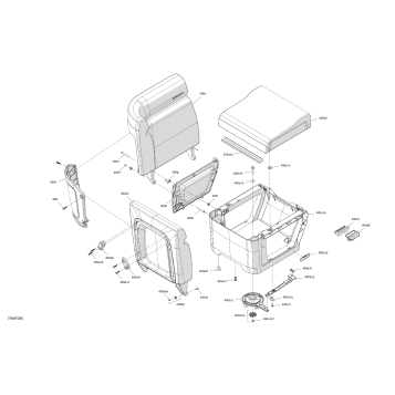 07- FURNITURE - Seat Corner Backrest (LH)
