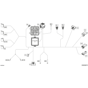 08- ELECTRIC - Console Wiring Harness - 278003868
