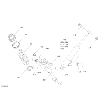 08- Suspension, Rear - Shocks - X