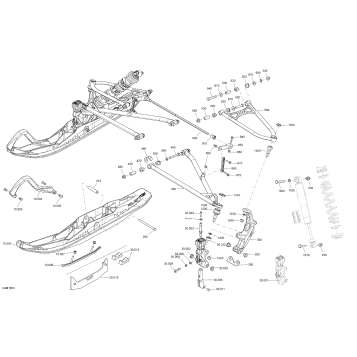 07- Front Suspension And Ski MXZ - Package TNT Except 850 E-TEC