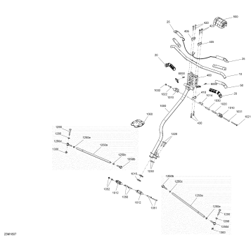 07- Steering Renegade - 800R E-TEC