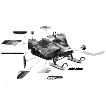 09- Decals Renegade - 850E-TEC - Package BackCountry X