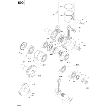 01- Crankshaft And Pistons 600