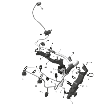 01- ROTAX - Engine Harness And Electronic Module