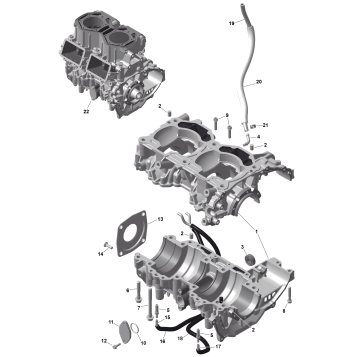 01- ROTAX - Crankcase