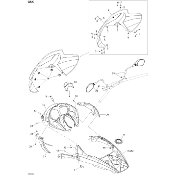 09- Windshield And Console 500
