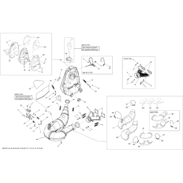 01- Exhaust System 600HOETEC