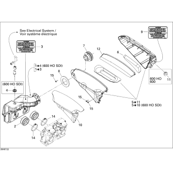 02- Air Intake System 600 HO SDI