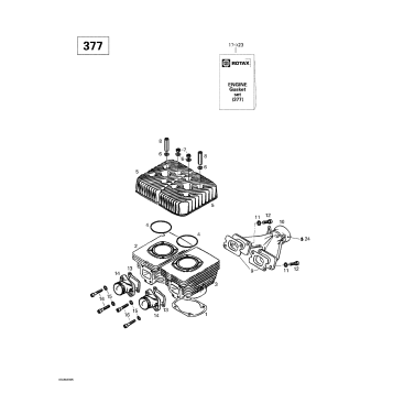 01- Cylinder, Exhaust Manifold (377)