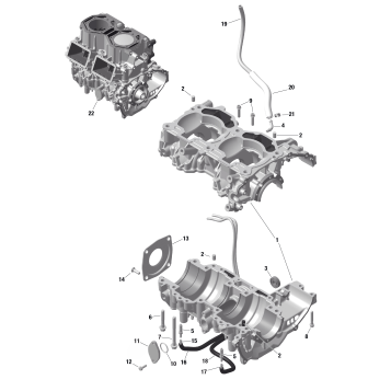 01- ROTAX - Crankcase