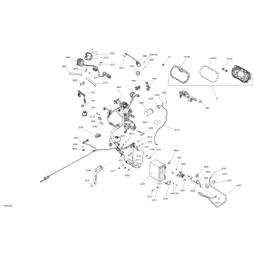 10- Electrical System Summit - 600 HO E-TEC - Electric Starter
