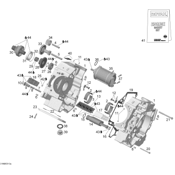 01- Crankcase And Starter