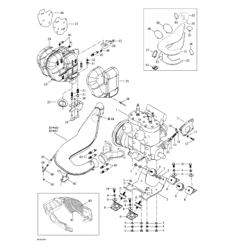 01- Engine Support And Muffler