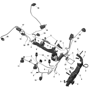 01- Rotax - Engine Harness - Turbo