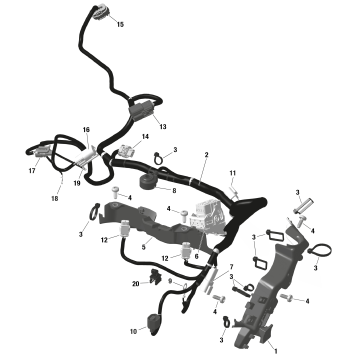 01- ROTAX - Engine Harness And Electronic Module