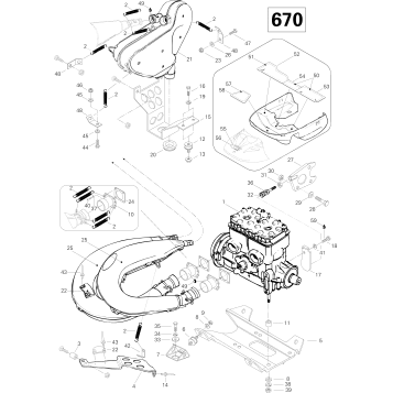 01- Engine And Engine Support 670