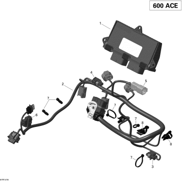 10- Engine Harness And Electronic Module