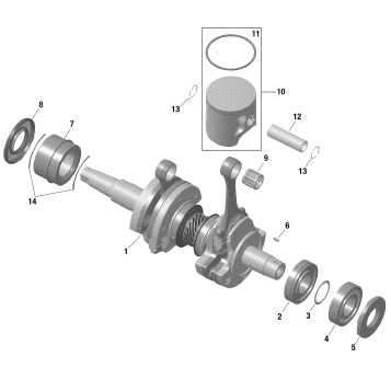 01- Engine - Crankshaft And Pistons - 849