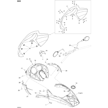 09- Windshield And Console GSX