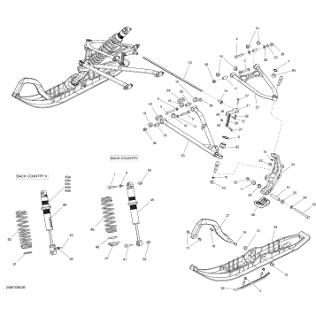 07- Front Suspension And Ski _24M1509