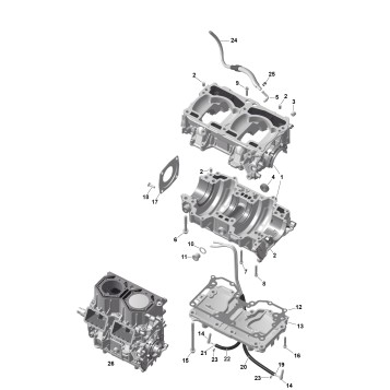 01- ROTAX - Crankcase