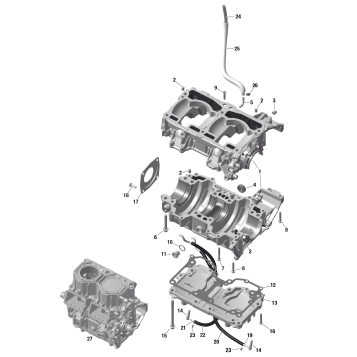 01- ROTAX - Crankcase