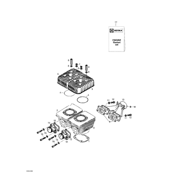 01- Cylinder, Exhaust Manifold