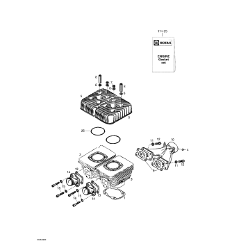 01- Cylinder, Exhaust Manifold