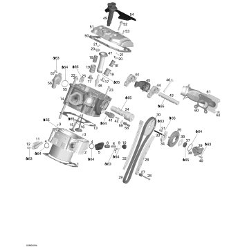 01- Cylinder and Cylinder Head - Rear Side