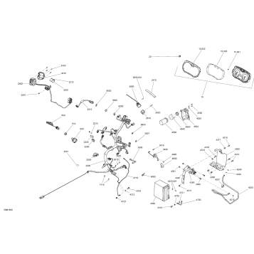 10- Electrical System Tundra - 600 HO E-TEC - Package Xtreme