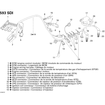 10- Engine Harness And Electronic Module