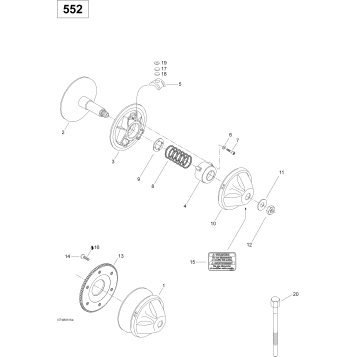 05- Drive Pulley 552