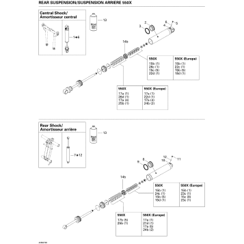 08- Take Apart Shock, Rear 550X