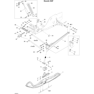 07- Front Suspension SKANDIC 550F