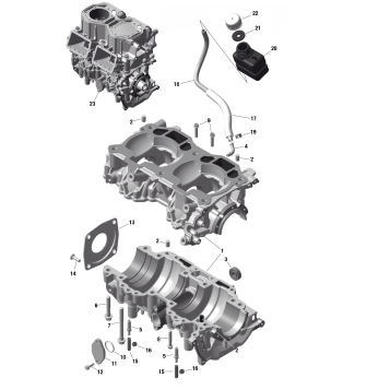 01- ROTAX - Crankcase