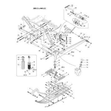 07- Front Suspension And Ski (MX Z X 440 LC)