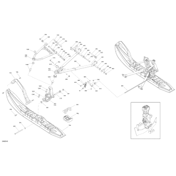 07- Suspension, Front - System - Ski Pilot TS - X