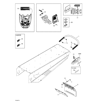 09- Rear Bumper, Snow Guard And Moulding
