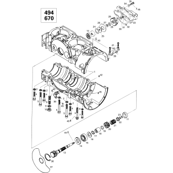 01- Crankcase (500)