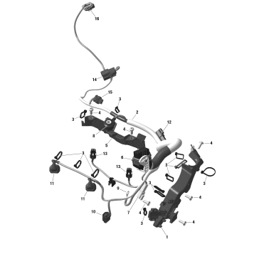 10- Electric - Engine Harness - 598 RS