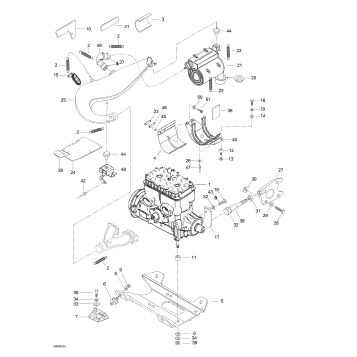 01- Engine Support And Muffler
