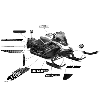 09- Decals Renegade - 850E-TEC - Package X