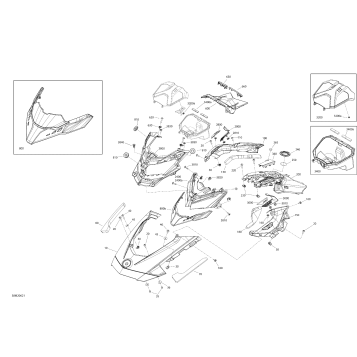 09- Body - Hood Section - XRS - Deep Black