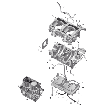 01- ROTAX - Crankcase