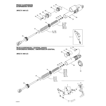 07- Front Take Apart Shocks (MX Z X 440 LC)
