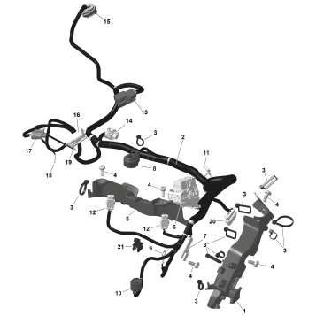 01- ROTAX - Engine Harness And Electronic Module