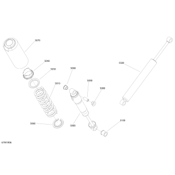 08- Rear Suspension Shocks	Grand Touring - Package Sport